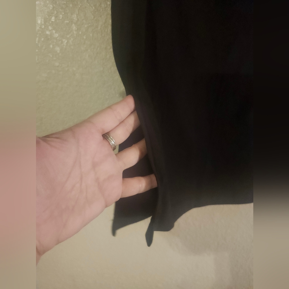 🖤NWOT Rae Mode "Just A Girl Side Slit ✏️Skirt" Buttery Soft🧈 Black Sz Small🖤 - Picture 8 of 11